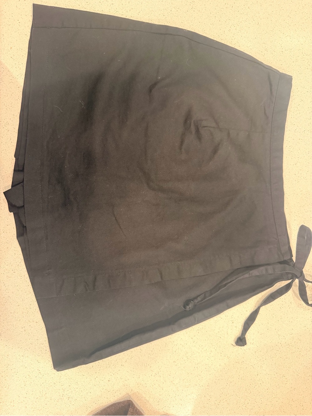 Black Tie-Side Women's Shorts
